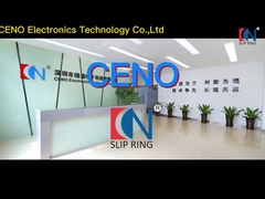 1000M Gigabit Ethernet Slip Ring با فلنج برای کاربردهای صنعتی