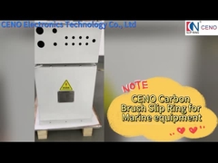 حلقه لغزنده برس کربن جریان بالا IP54 با پایه اتصال برای کاربرد دریایی