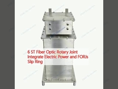 6 ST فیبر نوری چرخش مفصل یکپارچه برق و FORJs حلقه لغز