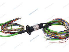 جمع کننده الکتریکی کوچک 250rpm Ethernet Slip Ring
