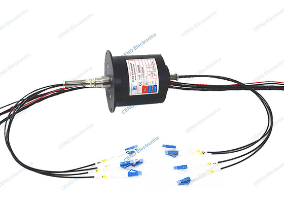 IP51 یکپارچه Slip Ring ترکیبی سیگنال قدرت و اتصال دوار فیبر نوری