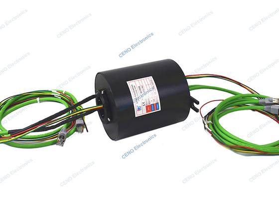 2 کانال گیگابیتی اترنت Slip Ring یکپارچه Slip Ring برای کاربرد صنعتی