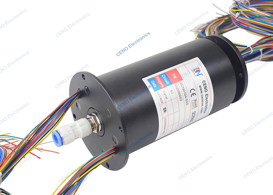 یکپارچه IP51 Pneumatic Rotary Union And Rotary Electric Signal Joint Slip Rings (یکپارچه IP51) و حلقه های لغزنده مشترک سیگنال الکتریکی