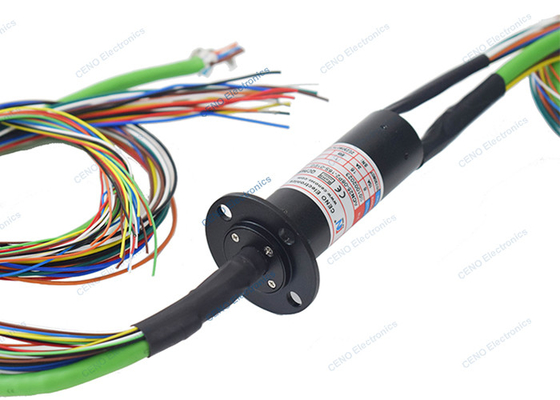 جمع کننده الکتریکی کوچک 250rpm Ethernet Slip Ring