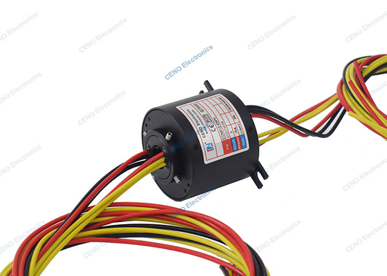 از طریق سوراخ هدایت قدرت حلقه اسلیپ مونتاژ 300 Rpm با چرخش الکتریکی قدرت مشترک