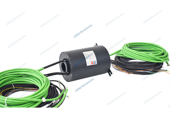 سیم IO 100M سیگنال اترنت حلقه لغزشی با سوراخ ID38mm برای صنعت
