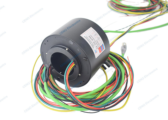 سیگنال اترنات حلقه لغزشی با سیستم RS232 Profi-net & Through Bore For Power