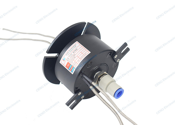 1MPa Ø10mm Tub G1/4'' Pneumatic Integrated Rotary Union با سیگنال ترموپورت