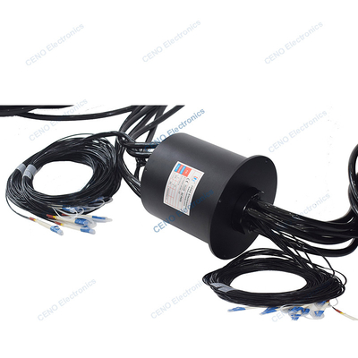 10 کانال MM یکپارچه سازی فیبر نوری چرخش مفصل با حلقه لغزیدن ضایعات 3.5dB