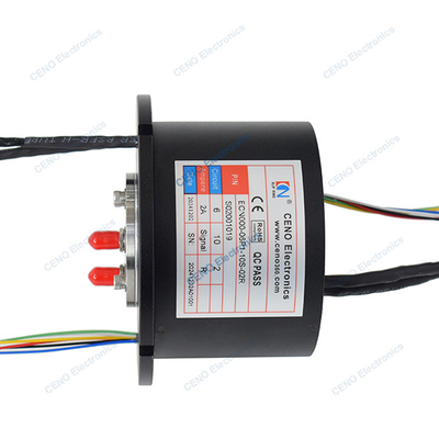 یکپارچه سازی سیگنال RS422 و حلقه لغزنده RF با مفصل چرخشی فرکانس رادیویی برای رادار