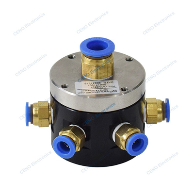6 کانال هوا گاز پنوماتیک حلقه ی چرخش اتحادیه ی لغزنده با فشار -100KPa ~ 0.8MPa