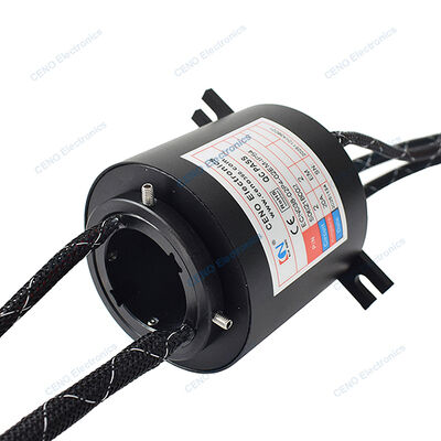 Low Temperature Slip Ring with Through hole Electric Power and Ethernet Signal