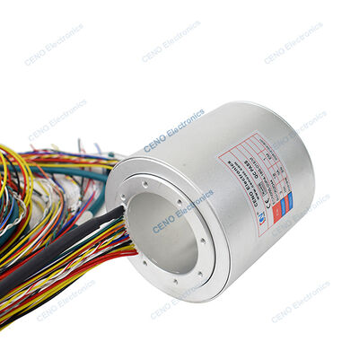 Low Temperature Slip Rings with Through hole Electric Power and Ethernet Signal