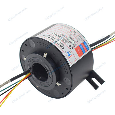Through Hole Slip Ring with Electric Power and K-type for Industrial Robotic