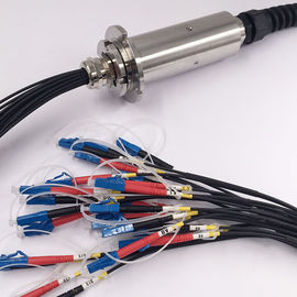 سرعت چرخش مشترک فیبر نوری فیبر نوری چند کانال IP54 38mm با طول موج 300rpm